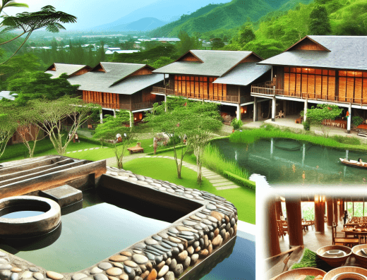 苗栗大湖石壁溫泉渡假山莊/道地客家菜/溫泉湯屋/民宿/住宿